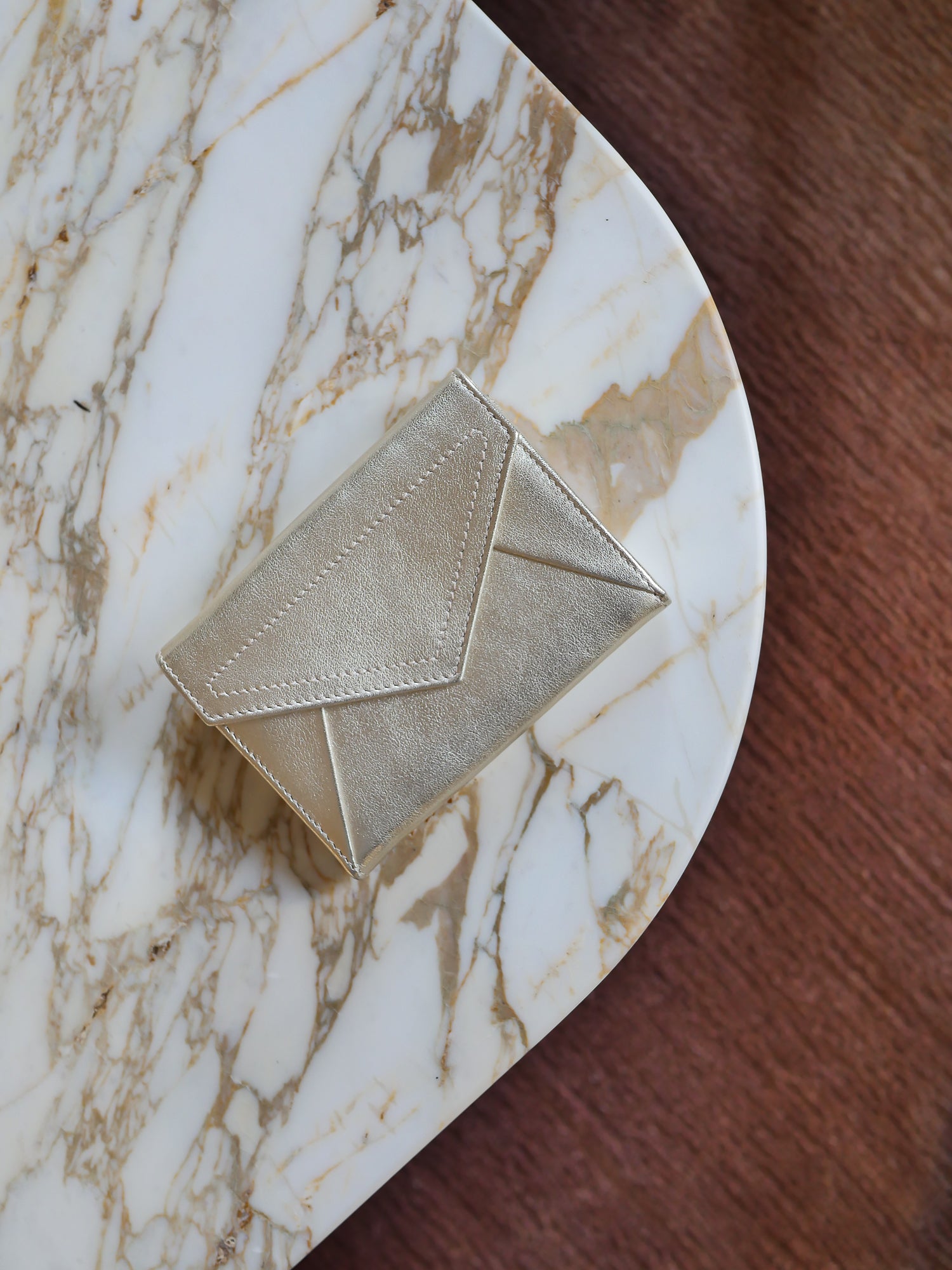 Anja Luna Leather - Gold