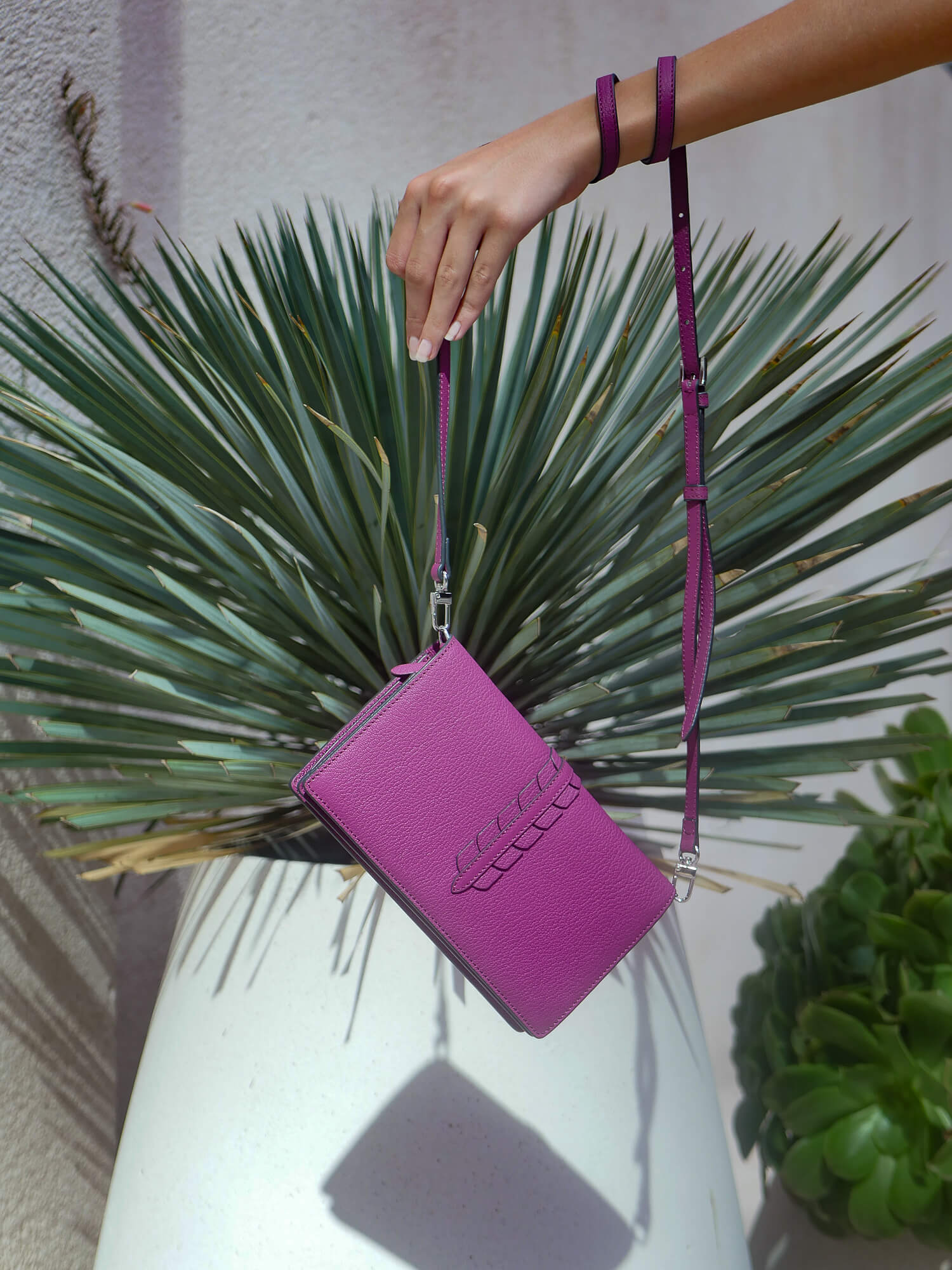 Arwen cuir dutch - Violet