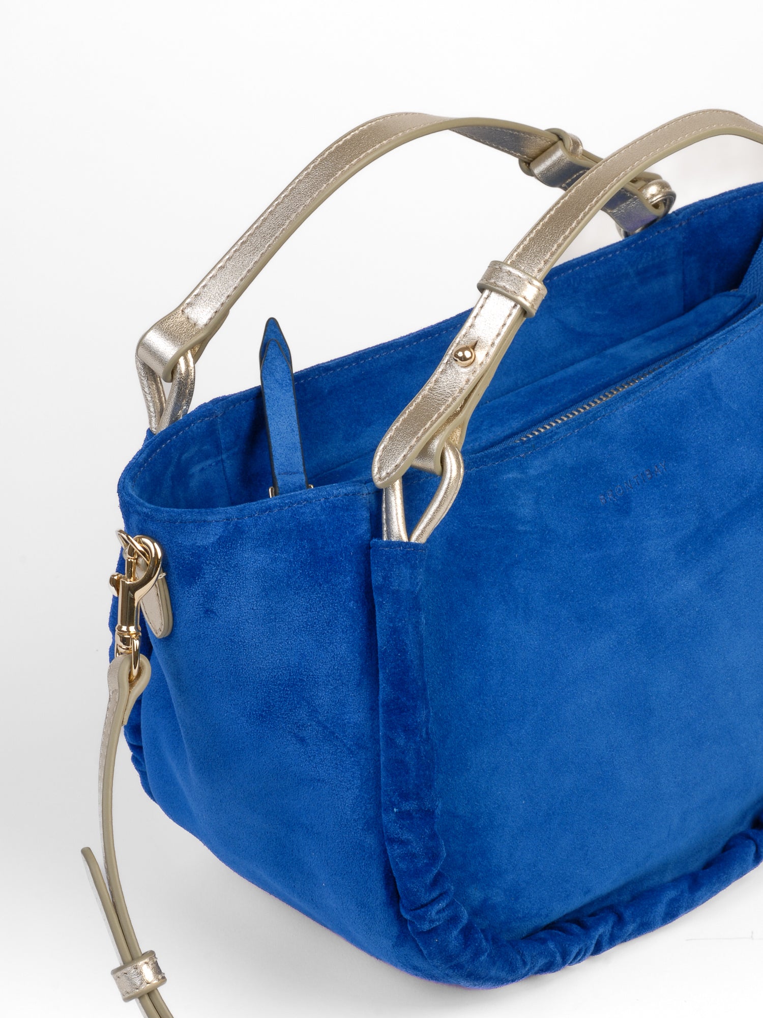 Avalon sac daim - Bleu Electrique
