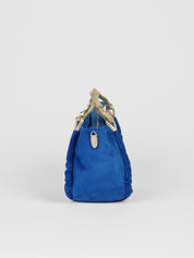 Avalon sac daim - Bleu Electrique