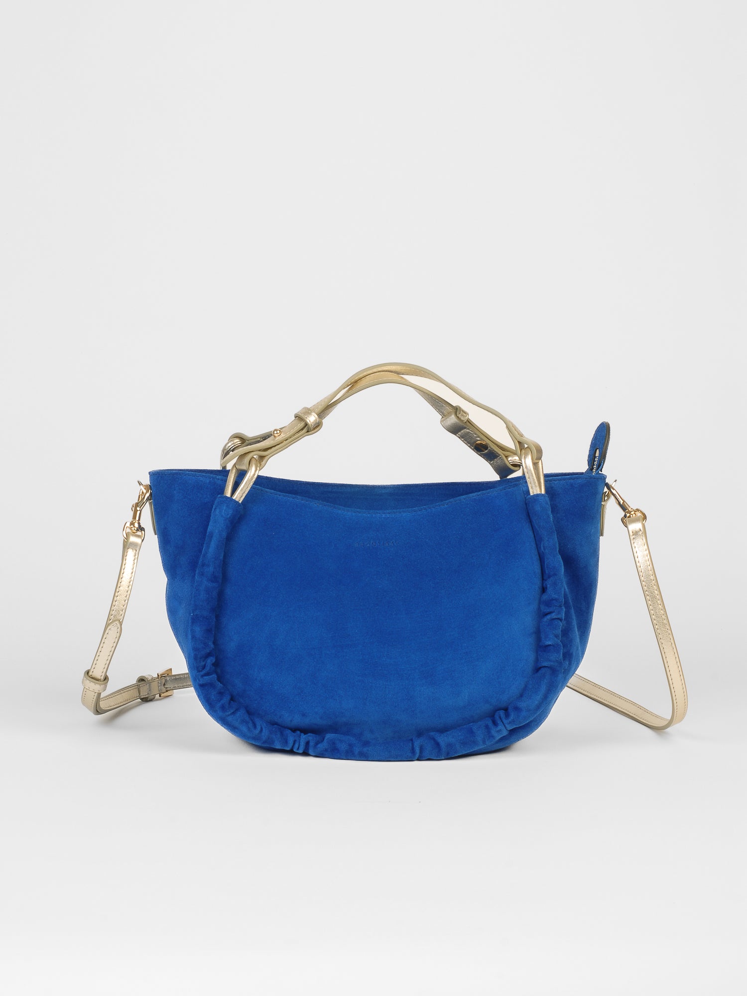Avalon sac daim - Bleu Electrique