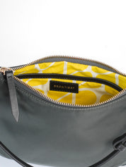 Beatrix sac nylon satiné - Gris Foncé