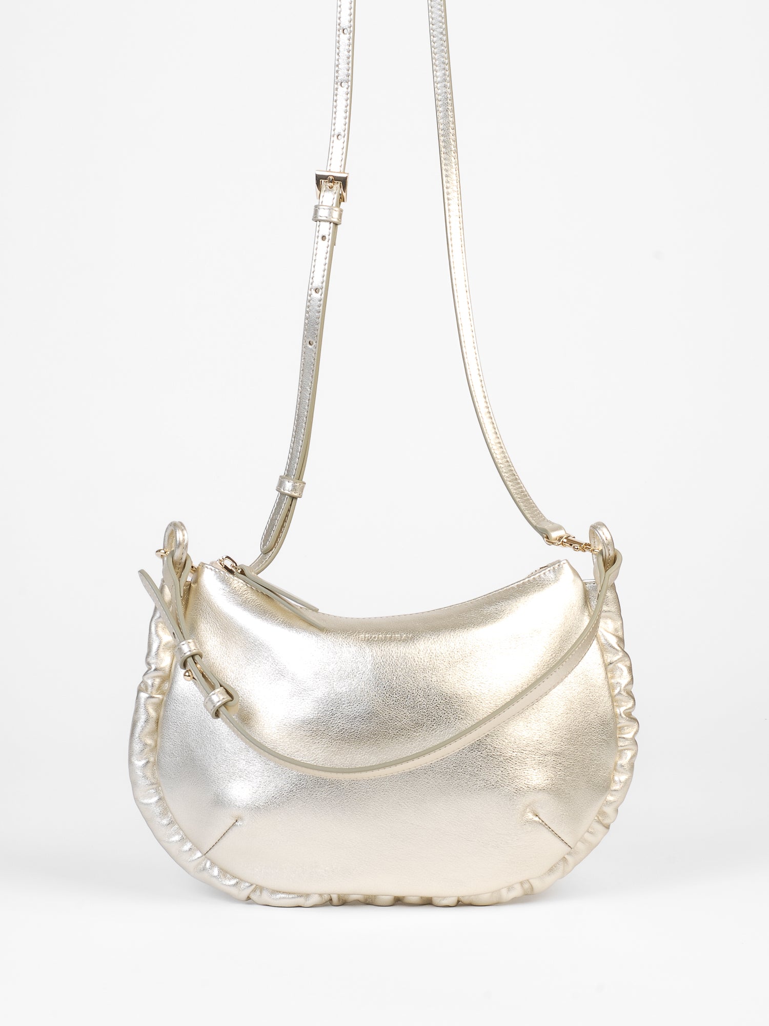 Beatrix sac cuir luna - Doré
