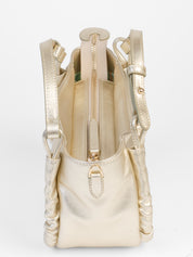 Calliope sac cuir luna - Doré