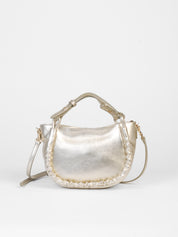 Calliope sac cuir luna - Doré