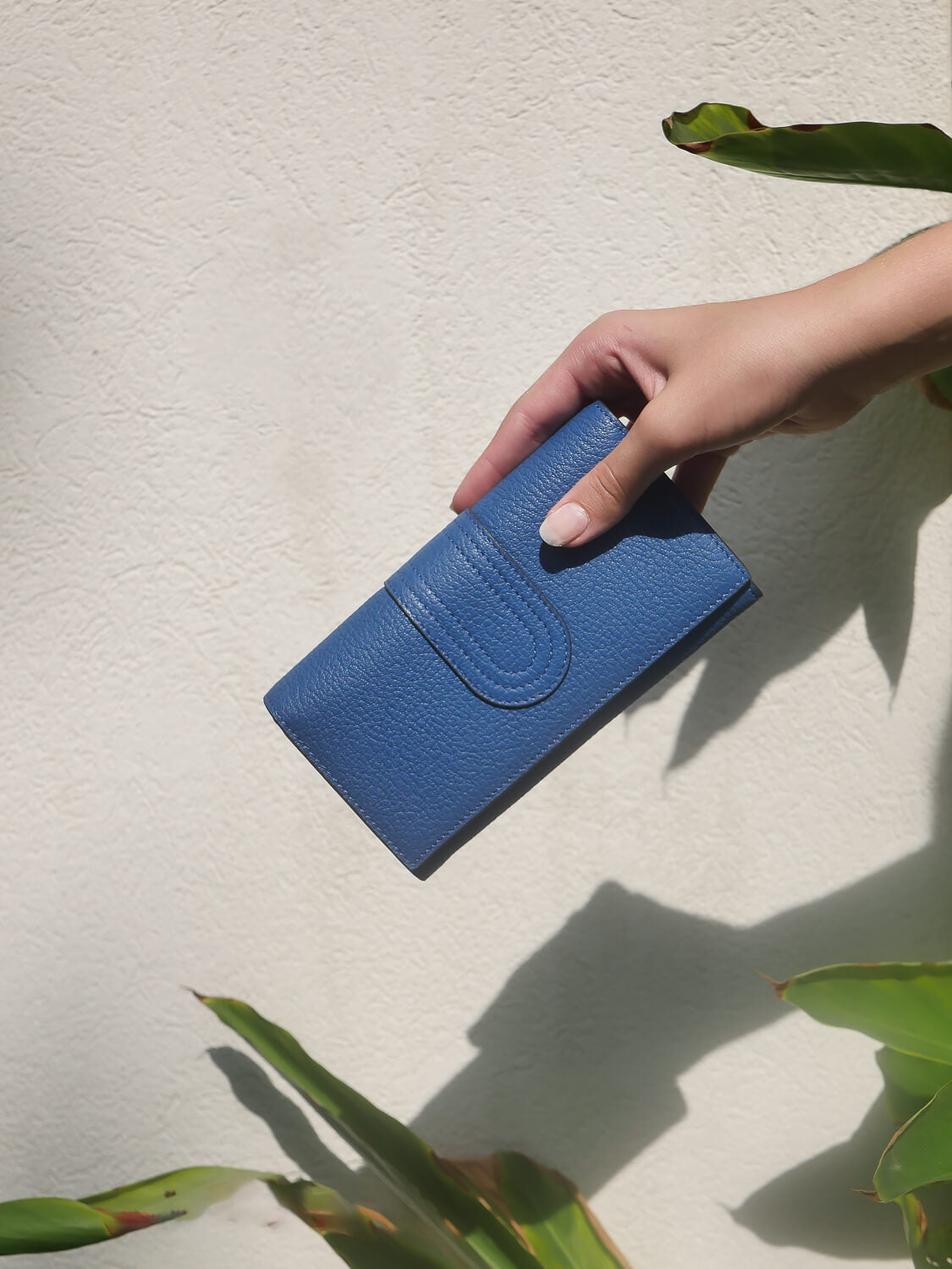 Ciara Dutch leather - Yale Blue