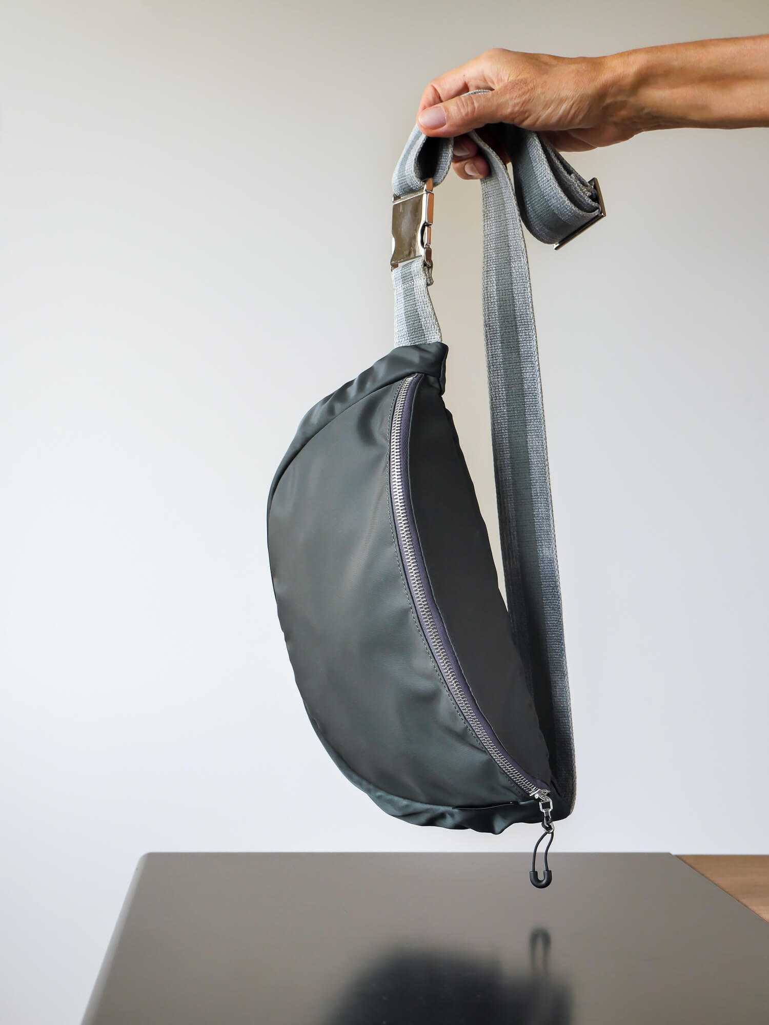 Gabin nylon satiné - Gris Foncé Swag Gris