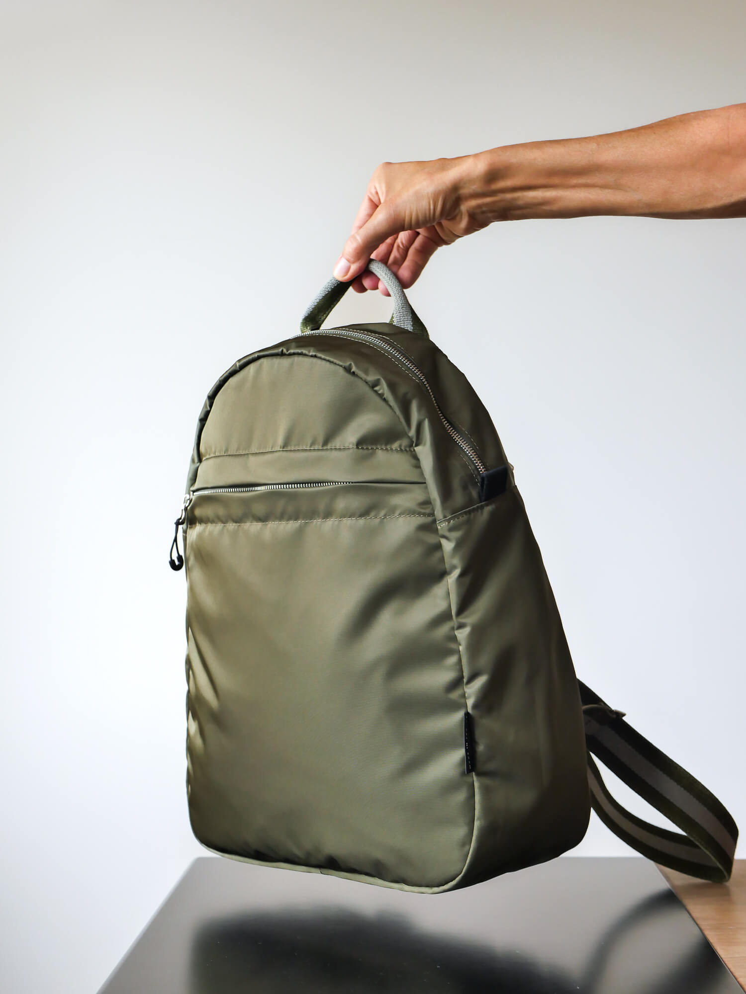 Gaston satin nylon - Military Swag Khaki