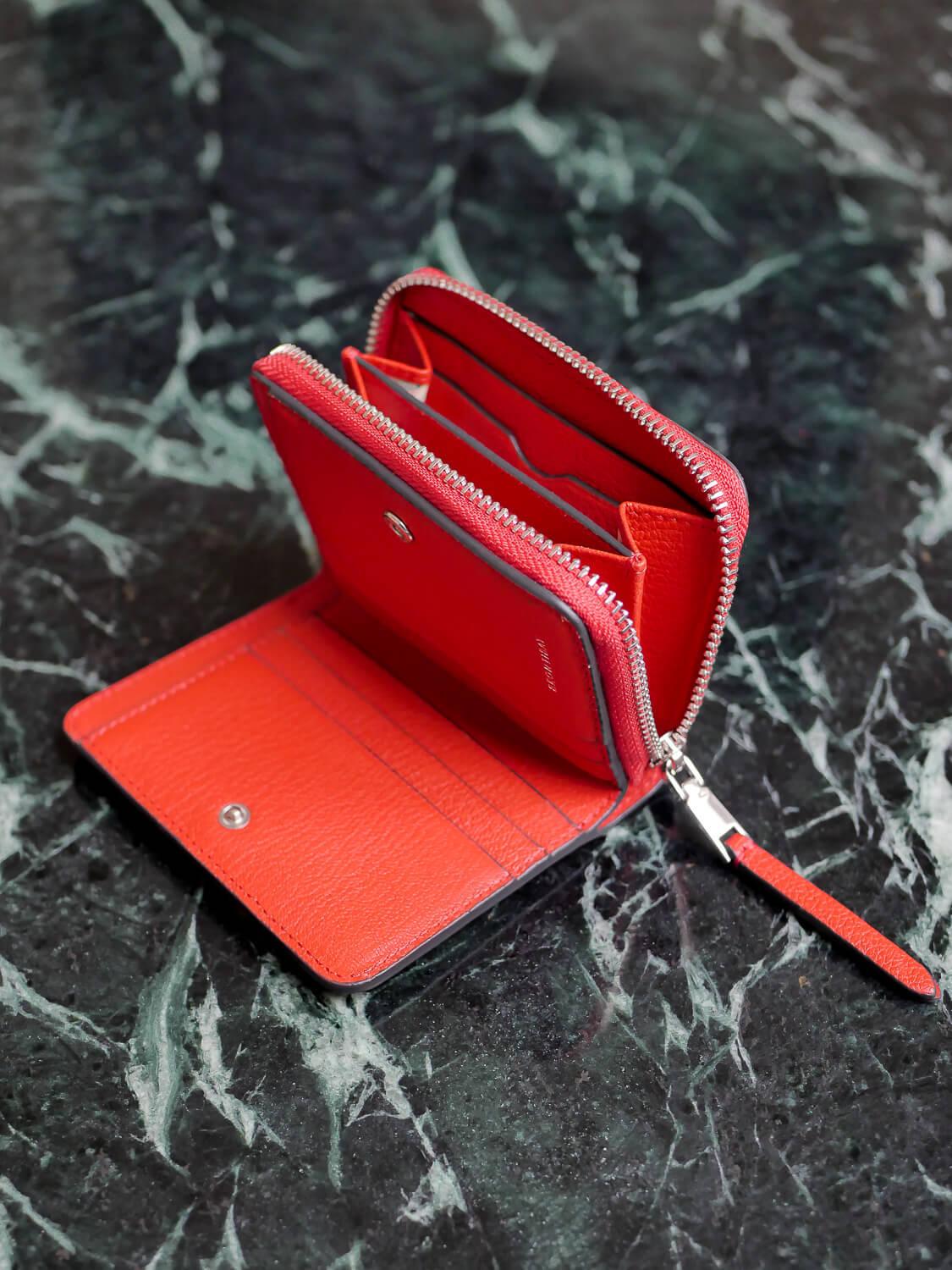 Lilou suede patch - Papaya