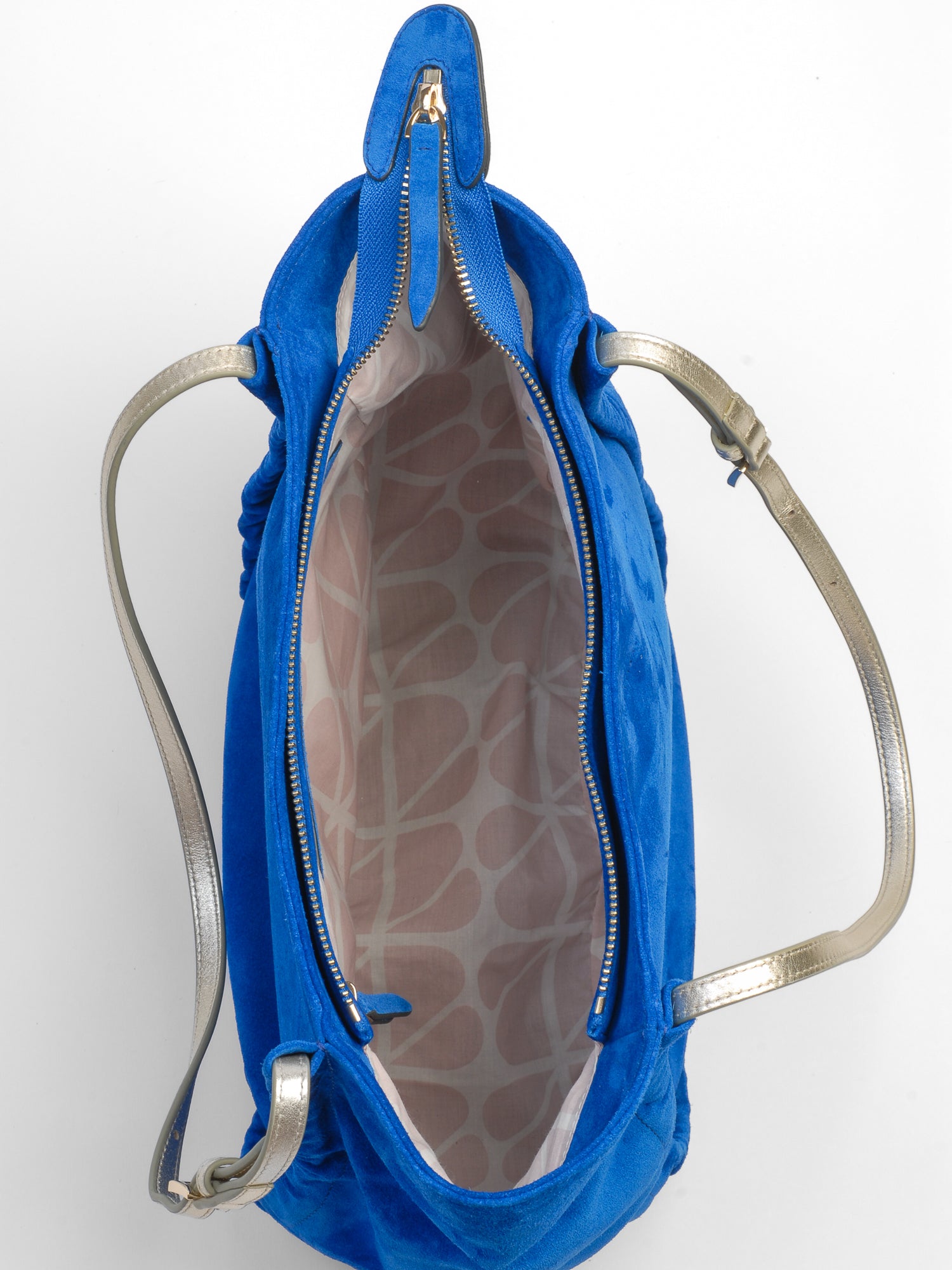 Maven sac daim - Bleu Electrique