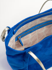 Maven sac daim - Bleu Electrique