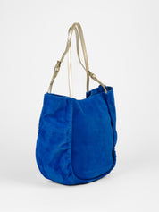 Maven sac daim - Bleu Electrique
