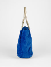 Maven sac daim - Bleu Electrique