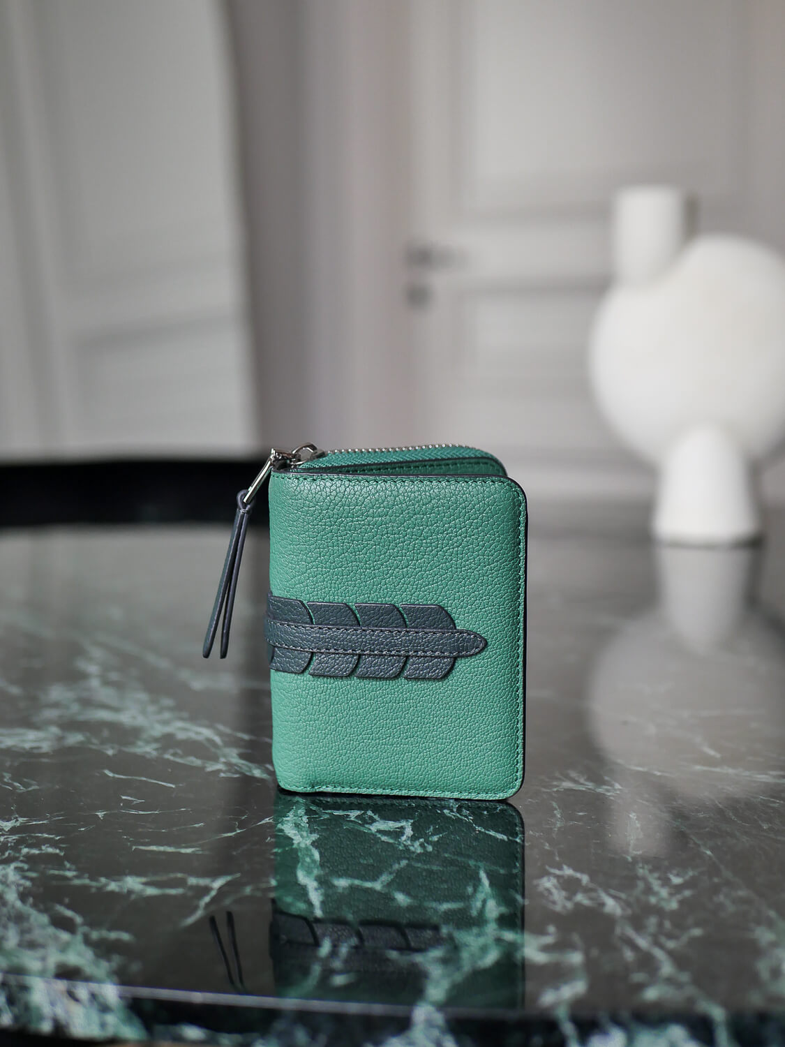 Talula Dutch leather - Green Tea