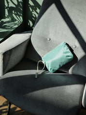 Verona satin nylon pouch - Almond
