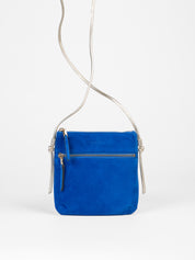 Lucia Suede bag - Electric Blue