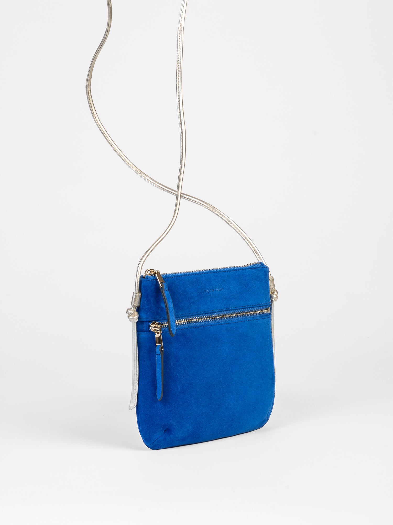 Lucia Suede bag - Electric Blue