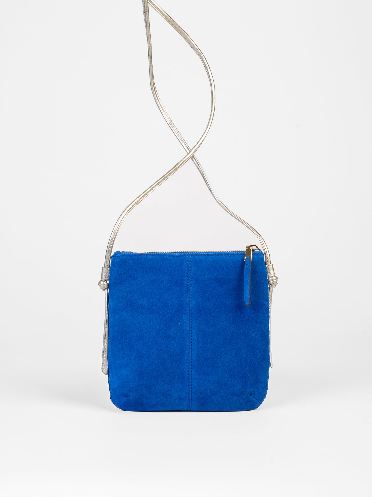 Lucia Suede bag - Electric Blue