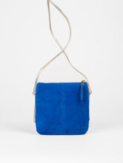 Lucia Suede bag - Electric Blue
