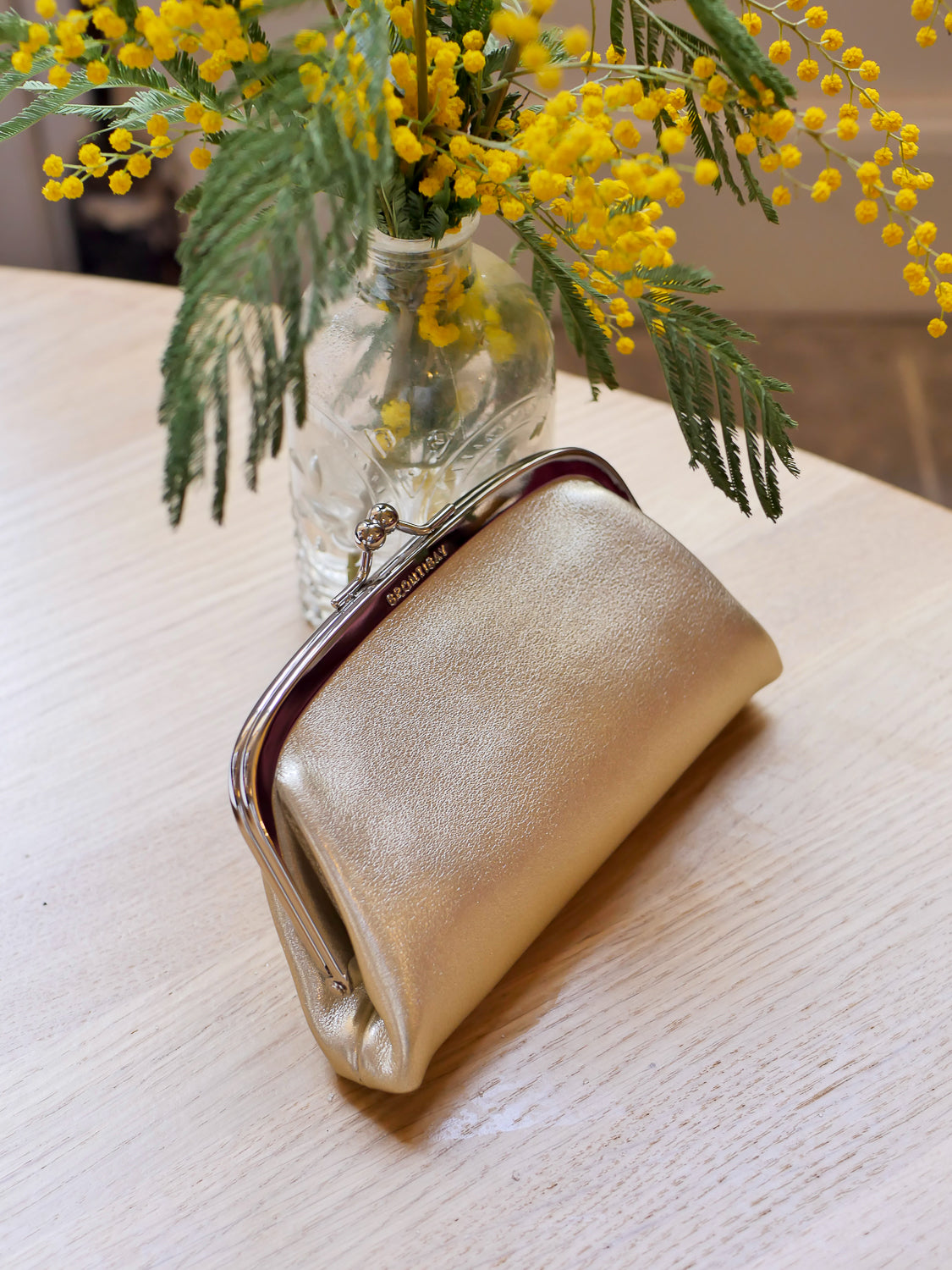 Luna Leather Fairy - Gold Envy Green