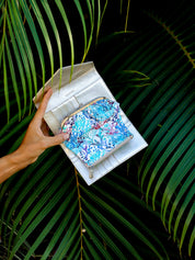 Nelly Luna Leather - Gold-Liberty Reef Blue