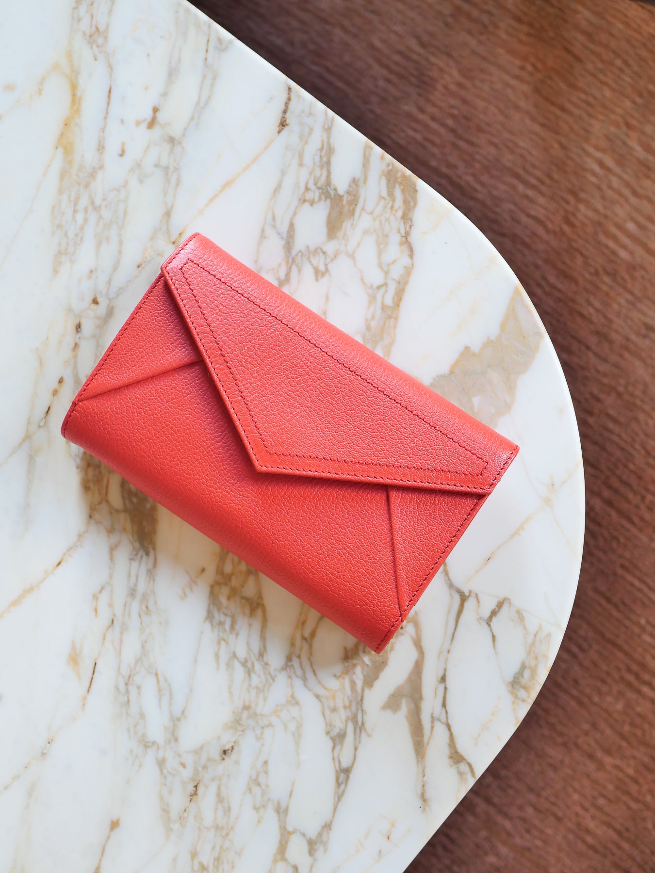 Nelly Dutch leather - Papaya