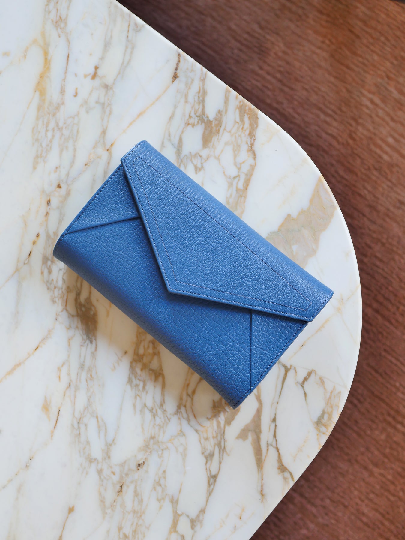 Nelly Dutch leather - Yale Blue