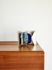 Pearl leather luna - Gold - Liberty Reef Blue