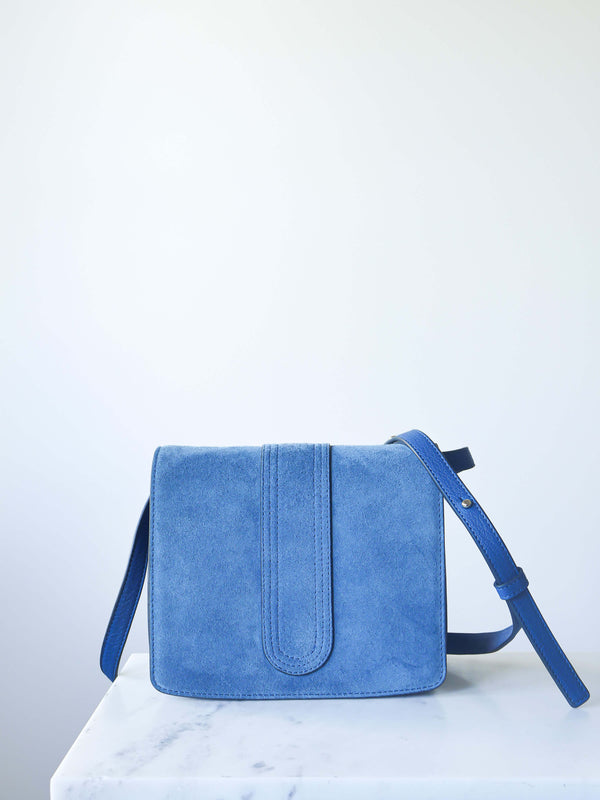 pixie crossbody suede flap bag