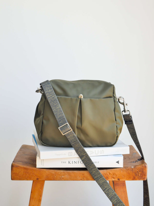 Ravello satin nylon - Military