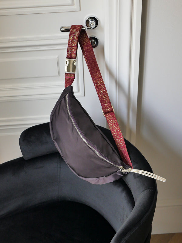  Bronti Bay Paris NSFL-BRE-RUS French Nylon Shoulder Bag,  Floral Brera, Girls Orange, orange : Clothing, Shoes & Jewelry