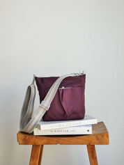 Arya nylon satiné - Bordeaux