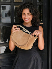 Avalon sac daim - Tobacco