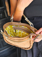 Avalon sac daim - Tobacco