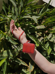 Baboushka Dutch leather patch - Papaya