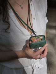 Baboushka Dutch leather patch - Green Tea