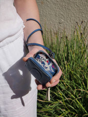 Baboushka Dutch leather patch - Yale Blue