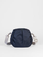 Baia nylon satiné - Bleu Nuit Cuir Noir