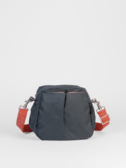 Baia nylon satiné - Gris Foncé Cuir Noir