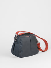 Baia nylon satiné - Gris Foncé Cuir Noir