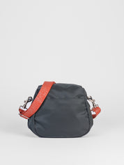 Baia nylon satiné - Gris Foncé Cuir Noir