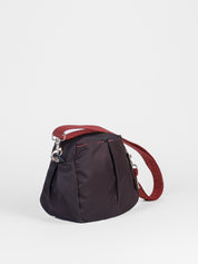 Baia nylon satiné - Mûre Sauvage Cuir Noir
