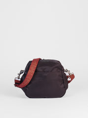 Baia nylon satiné - Mûre Sauvage Cuir Noir