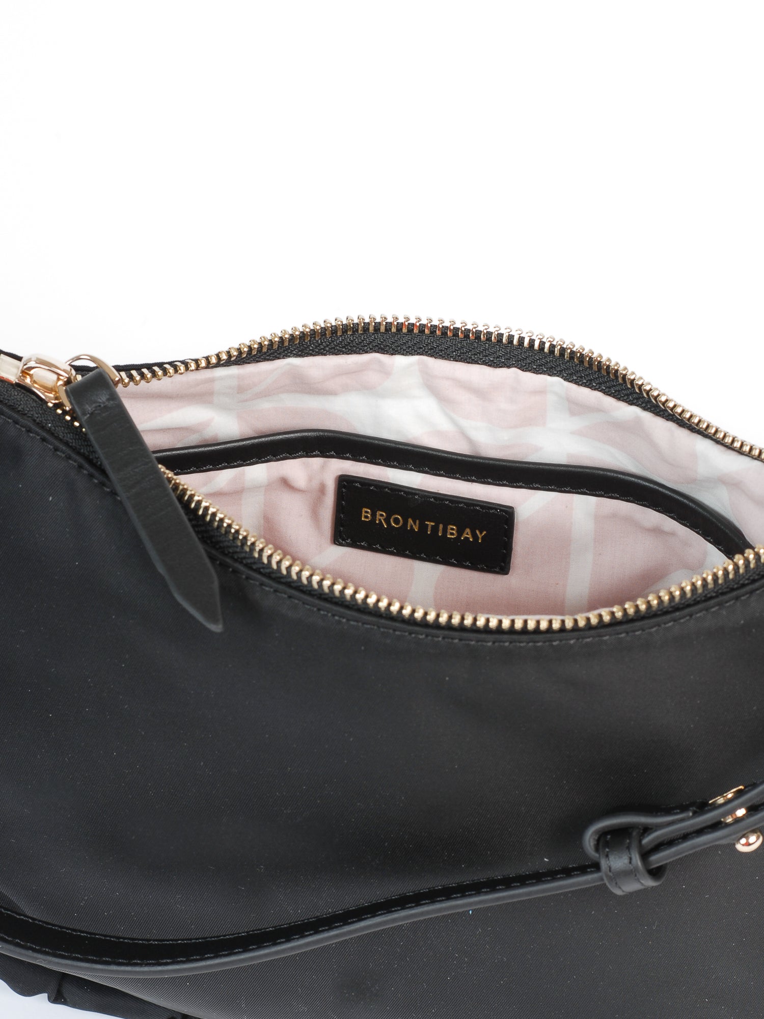 Beatrix satin nylon bag - Black