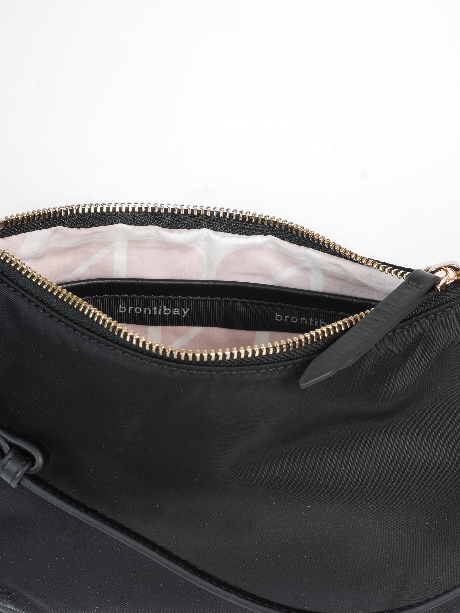 Beatrix satin nylon bag - Black