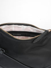 Beatrix satin nylon bag - Black