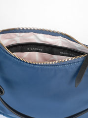 Beatrix satin nylon bag - Sapphire