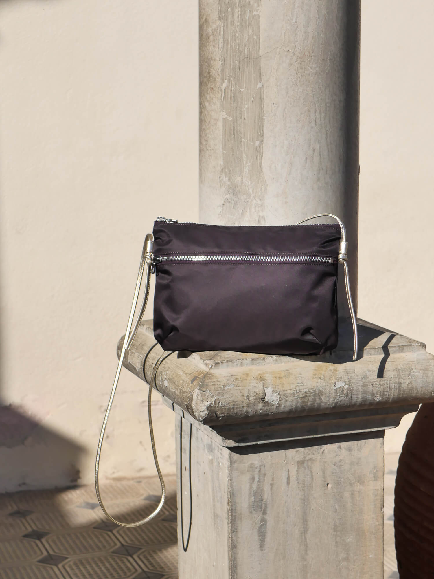 Brera satin nylon - Wild Blackberry