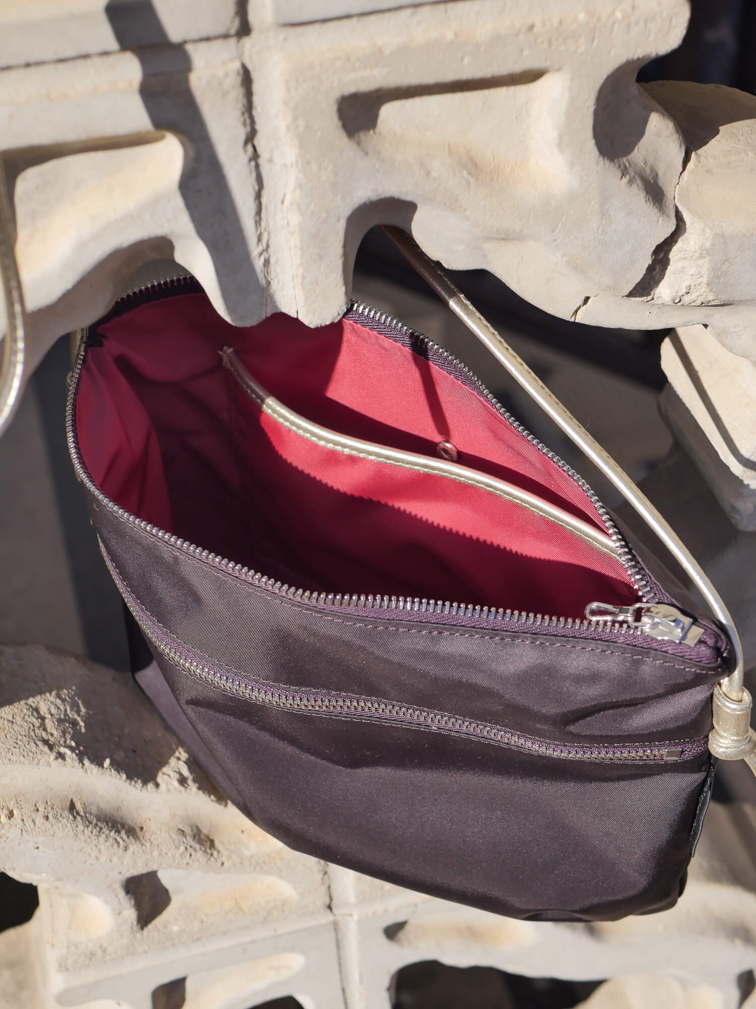 Brera satin nylon - Wild Blackberry