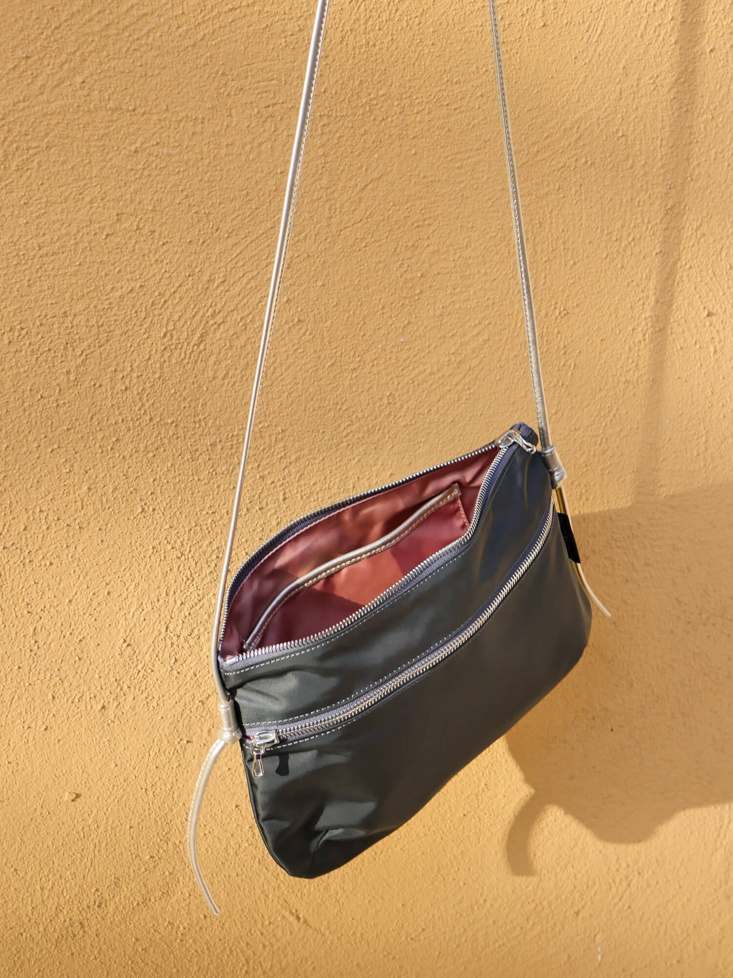 Brera satin nylon - Dark Grey
